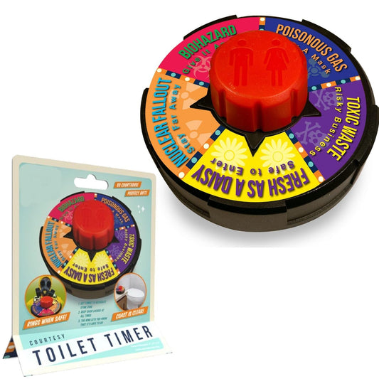 Shower Timer Waterproof for Men Courtesy Toilet Timer with Accurate Stink Zone Shower Timer for Men