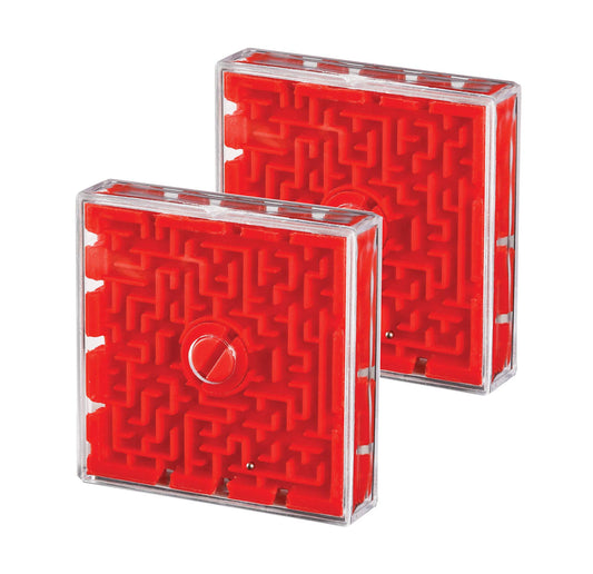 Six Sided Maze Game Ball 2 Piece Set Great Gift Idea for Kids and Adults