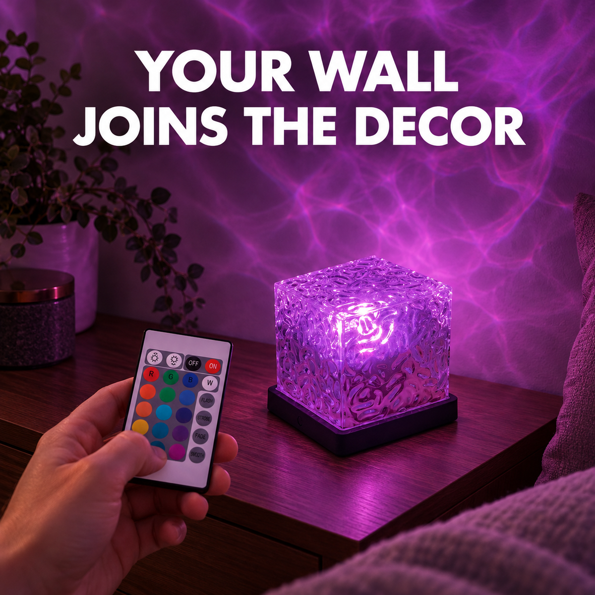 Aurora Northern Lights Projector with Remote Control USB Rechargeable for Bedroom and Dorm Decor