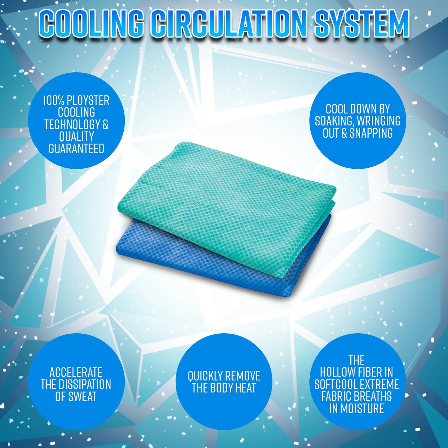 Gym Cooling Towel for Neck – Quick-Dry Athletic Towel for Men & Women