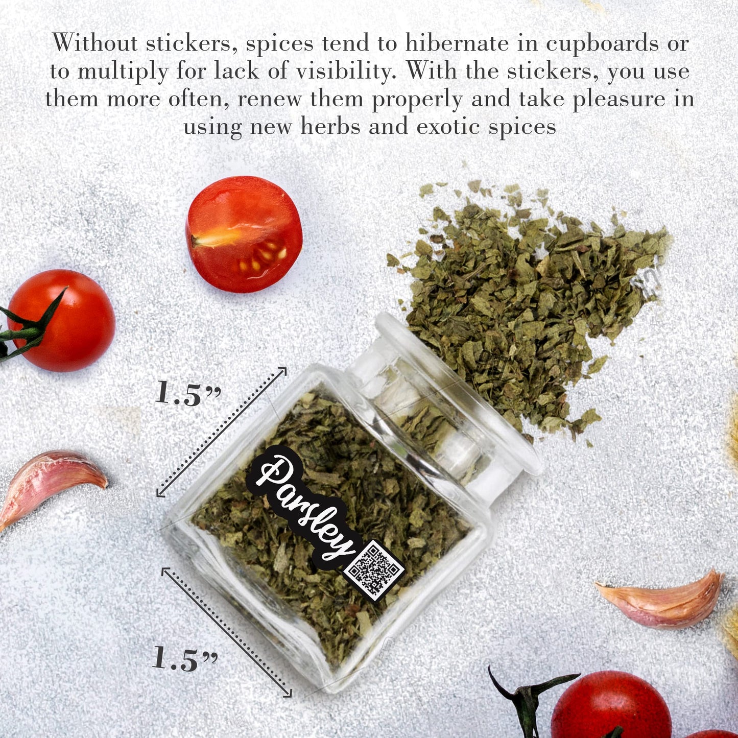 Spices Jar Labels Preprinted - 120 pcs Minimalist Spice Labels Stickers Preprinted