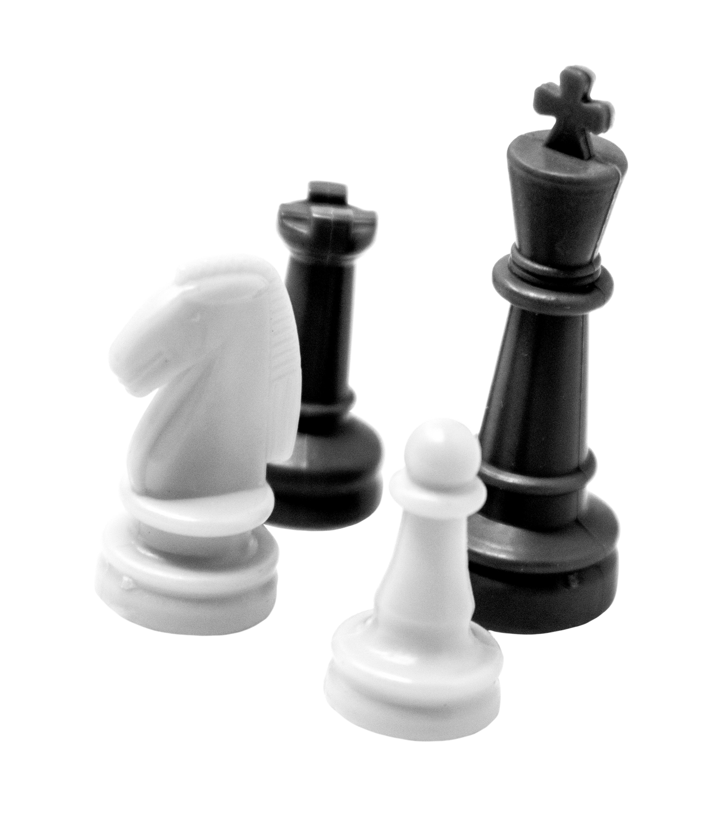 Wooden Desktop Chess Set 9.25x9.25 Real Wood Board Family Game Night