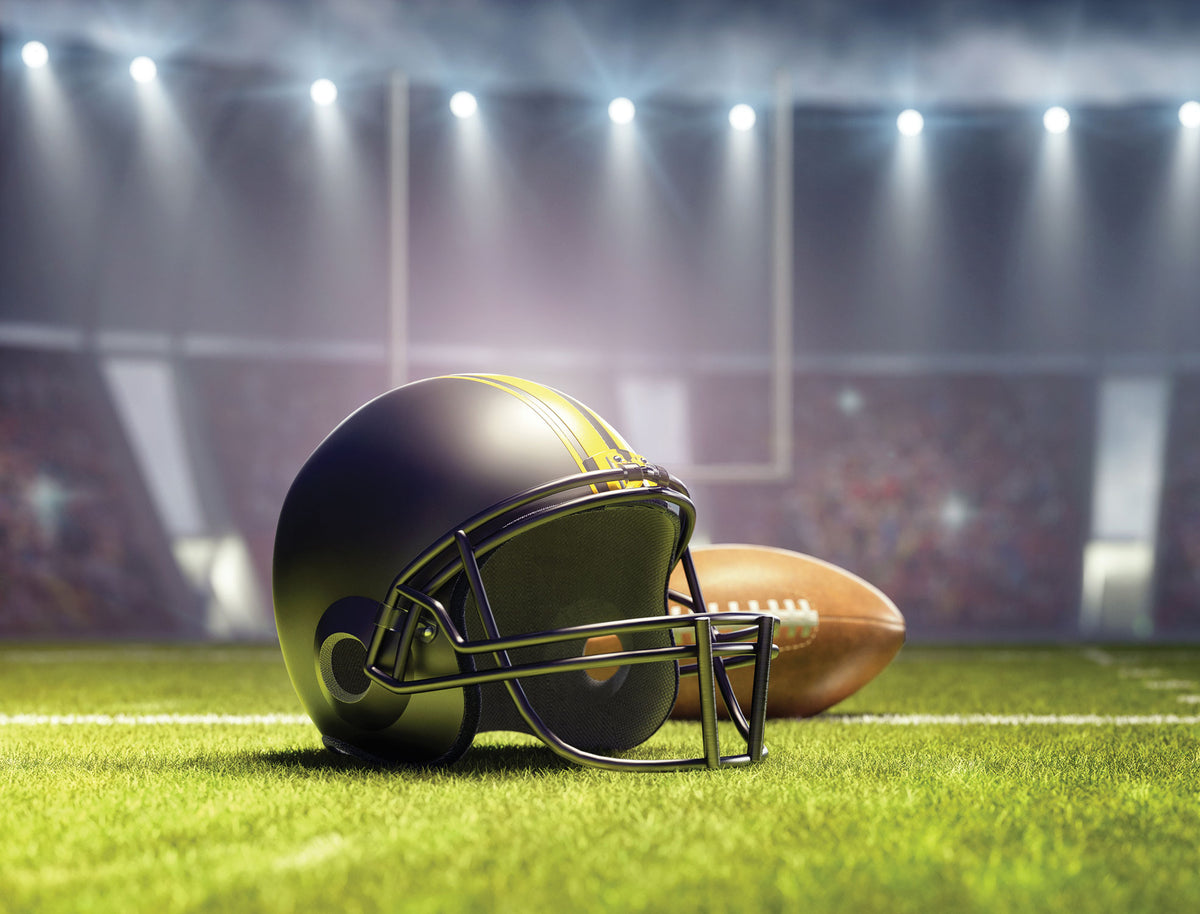 Football Hat Ring Toss Game â€“ Inflatable Party Fun for All Ages