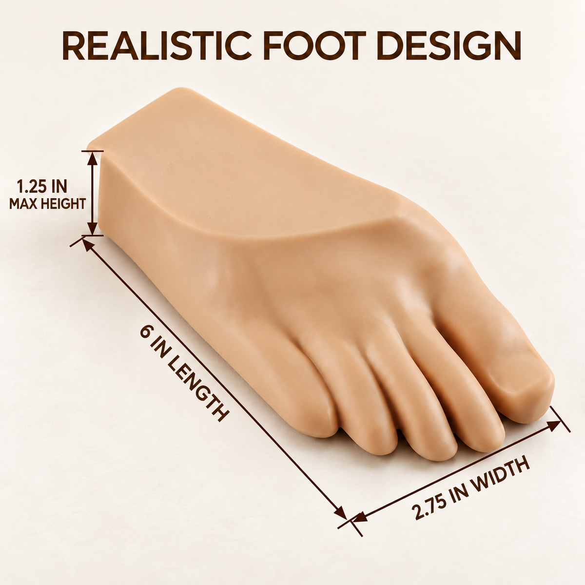 Foot Shaped Door Stop for a Playful Entryway. Funny Hilarious and Functional