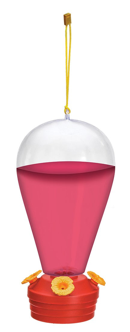 Glass Hummingbird Feeder â€“ Attracts Birds with Nectar and Color