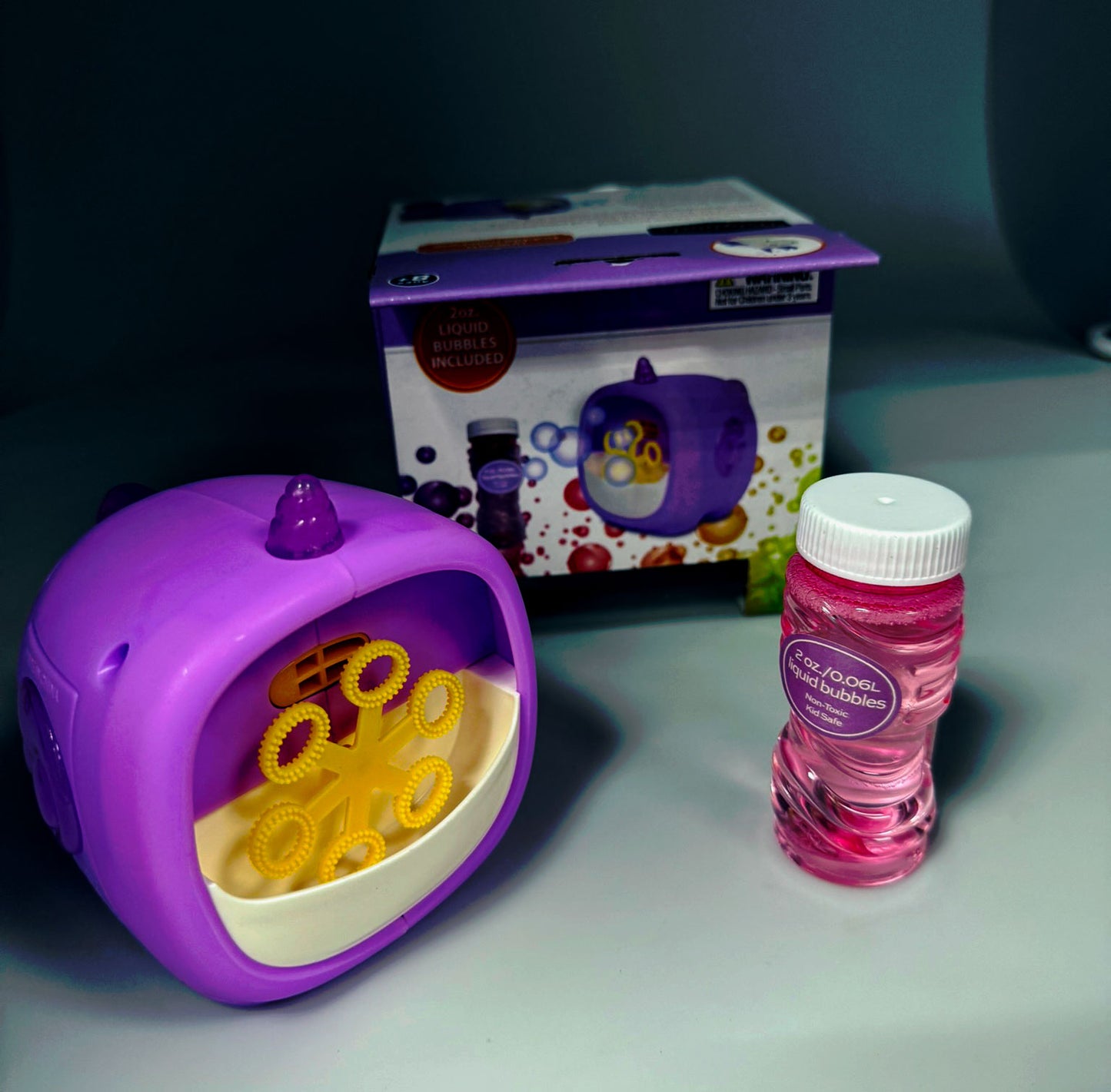 Automatic Bubble Machine – Random Assorted Styles - Cute Whale, Dino, Unicorn Bubble Fun