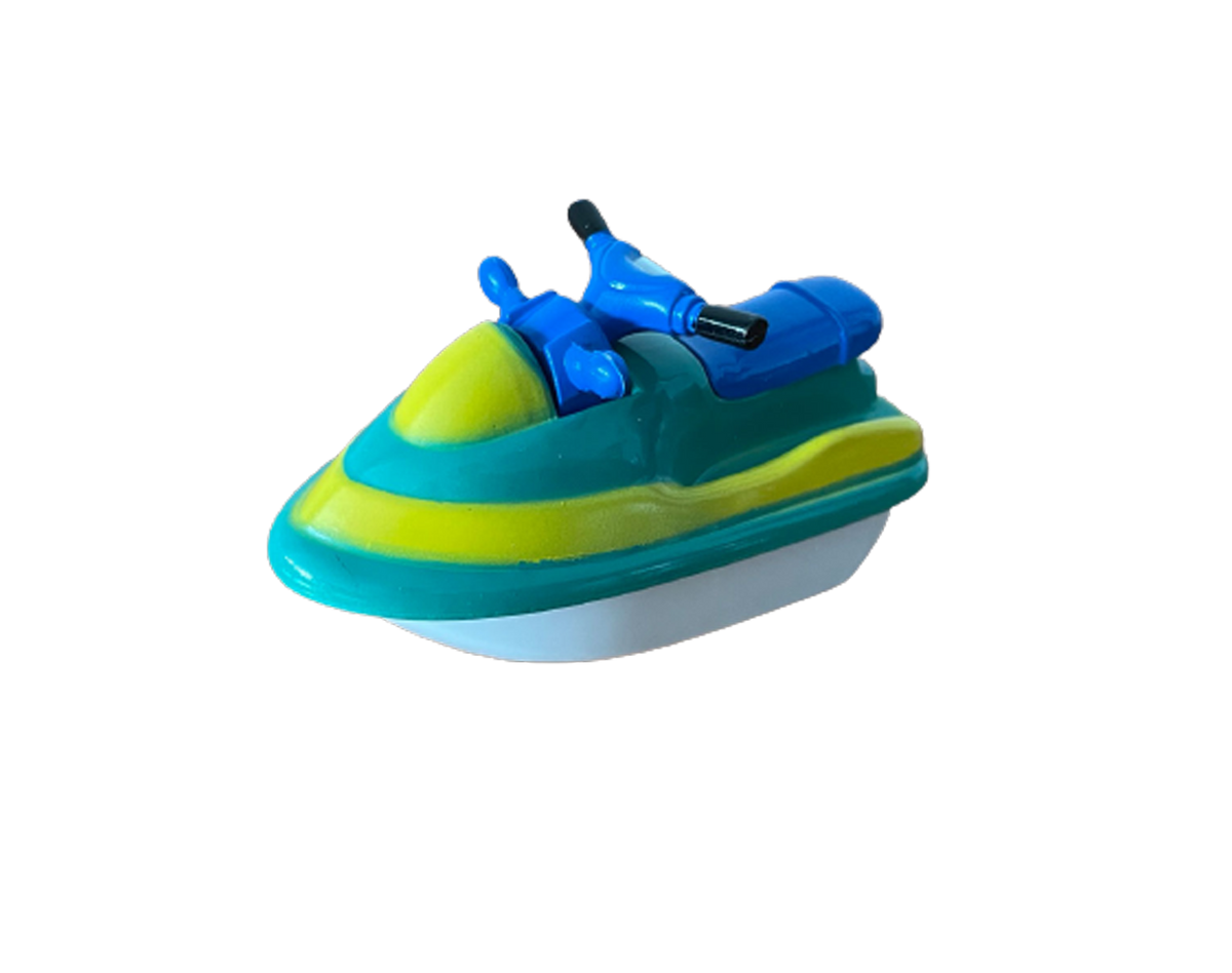 Track Play Set Jet Ski - Battery-Operated Toy Vehicle & Floor Puzzle Play Mat