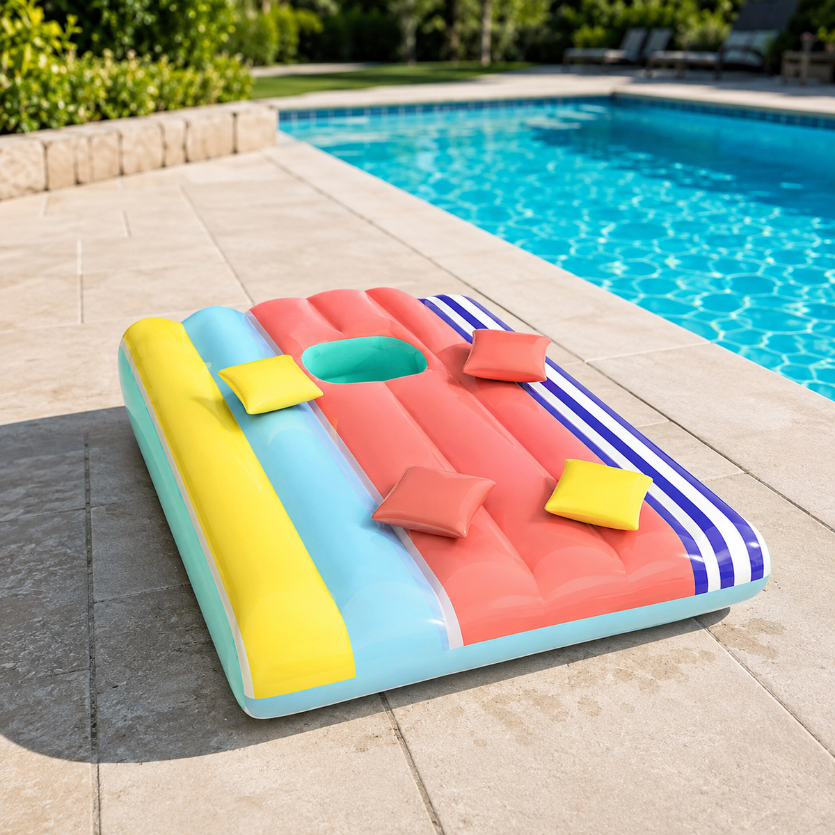 Inflatable Bean Bag Toss Game â€“ Floating or Ground Fun for All Ages