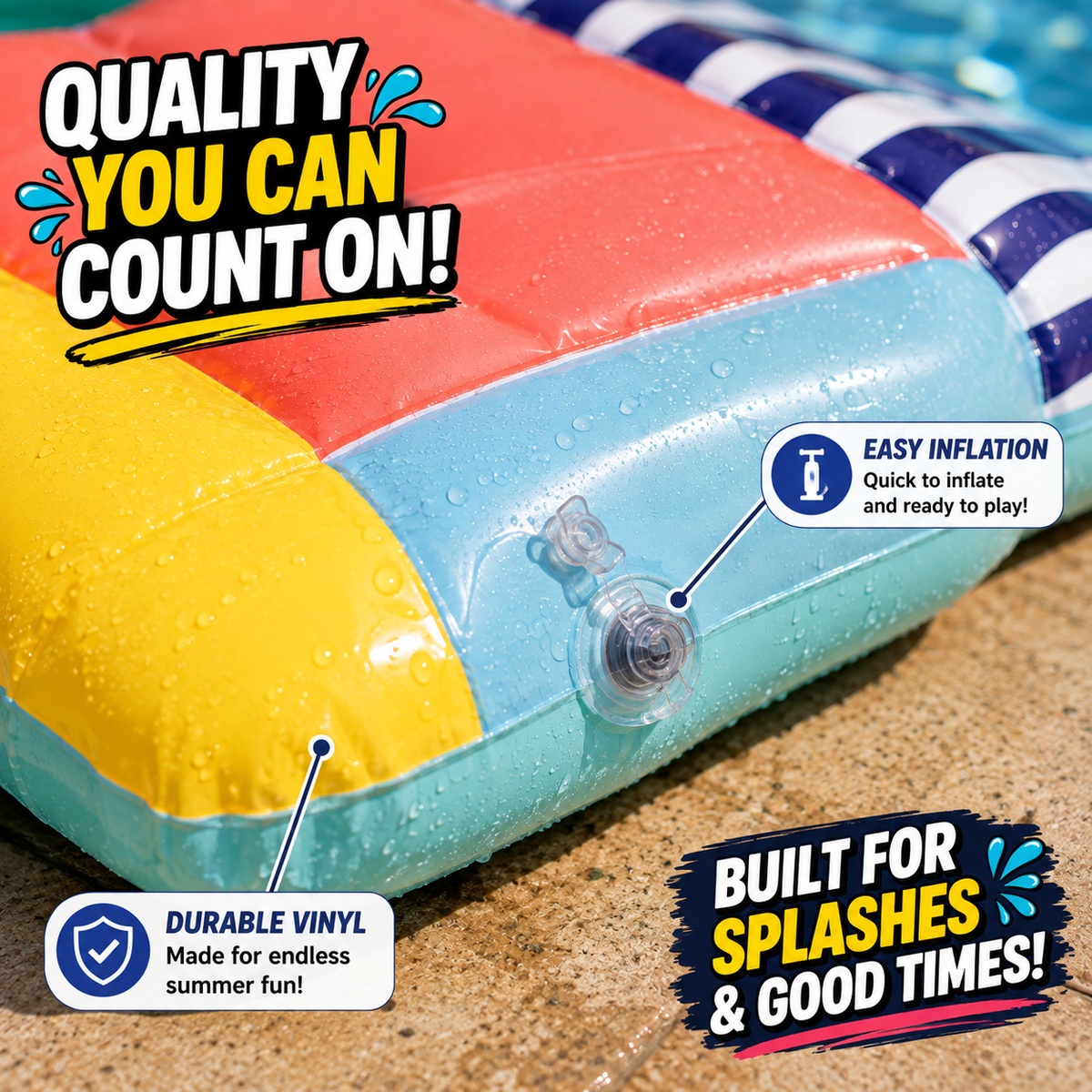 Inflatable Bean Bag Toss Game â€“ Floating or Ground Fun for All Ages