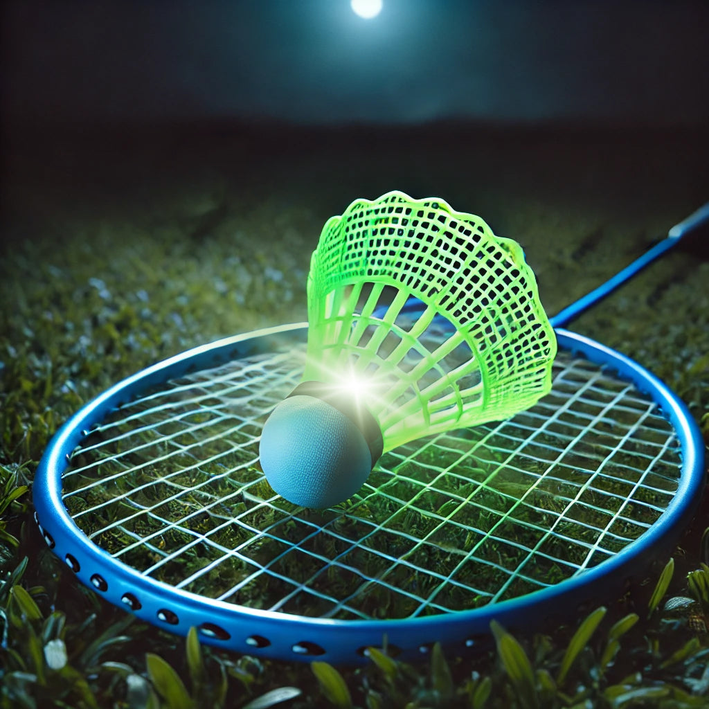 LED Badminton Set with Bright Lights for Nighttime Play – Durable & Easy to Assemble