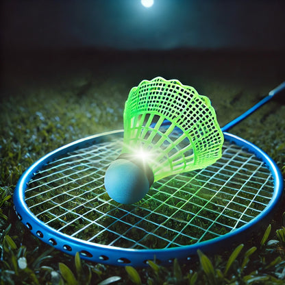 LED Badminton Set with Bright Lights for Nighttime Play – Durable & Easy to Assemble