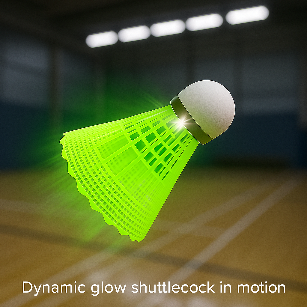 LED Badminton Set with Bright Lights for Nighttime Play – Durable & Easy to Assemble