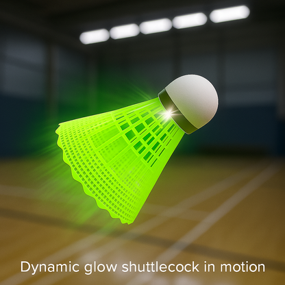 LED Badminton Set with Bright Lights for Nighttime Play – Durable & Easy to Assemble