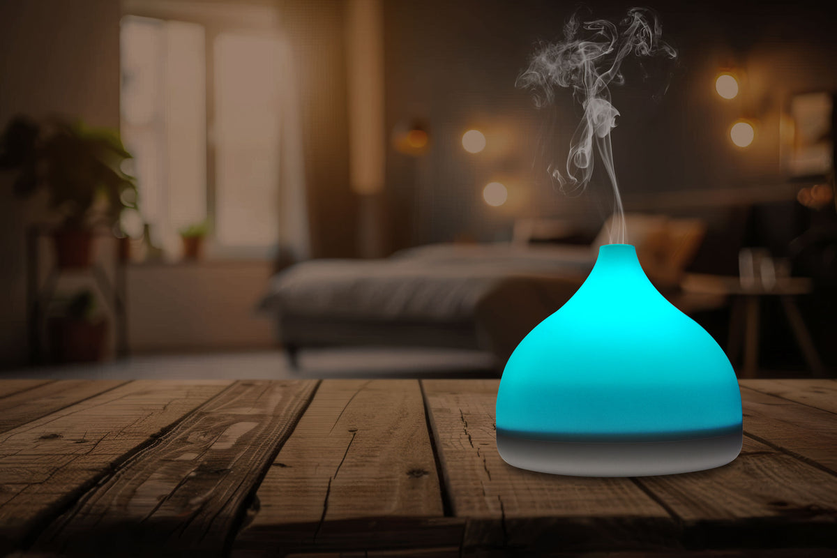USB Powered LED Color Changing Essential Oil Aroma Diffuser with USB Cable and Absorbing Pads