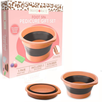 Collapsible Foot Spa Pedicure Gift Set