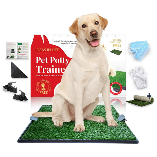 deluxe-dog-grass-potty-pad-with-tray