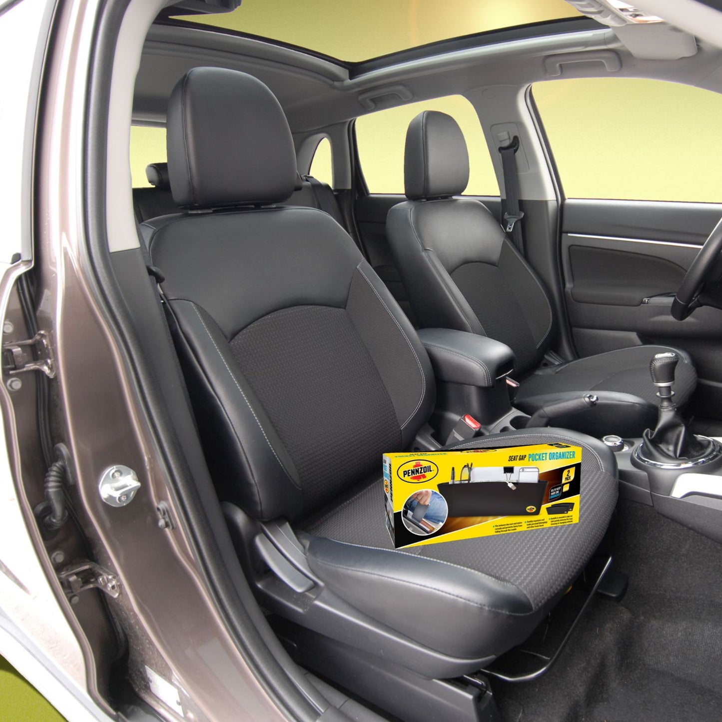 2 Pieces Set Car Seat Gap Filler Organizer - Easy to Install Car Accessories For Women