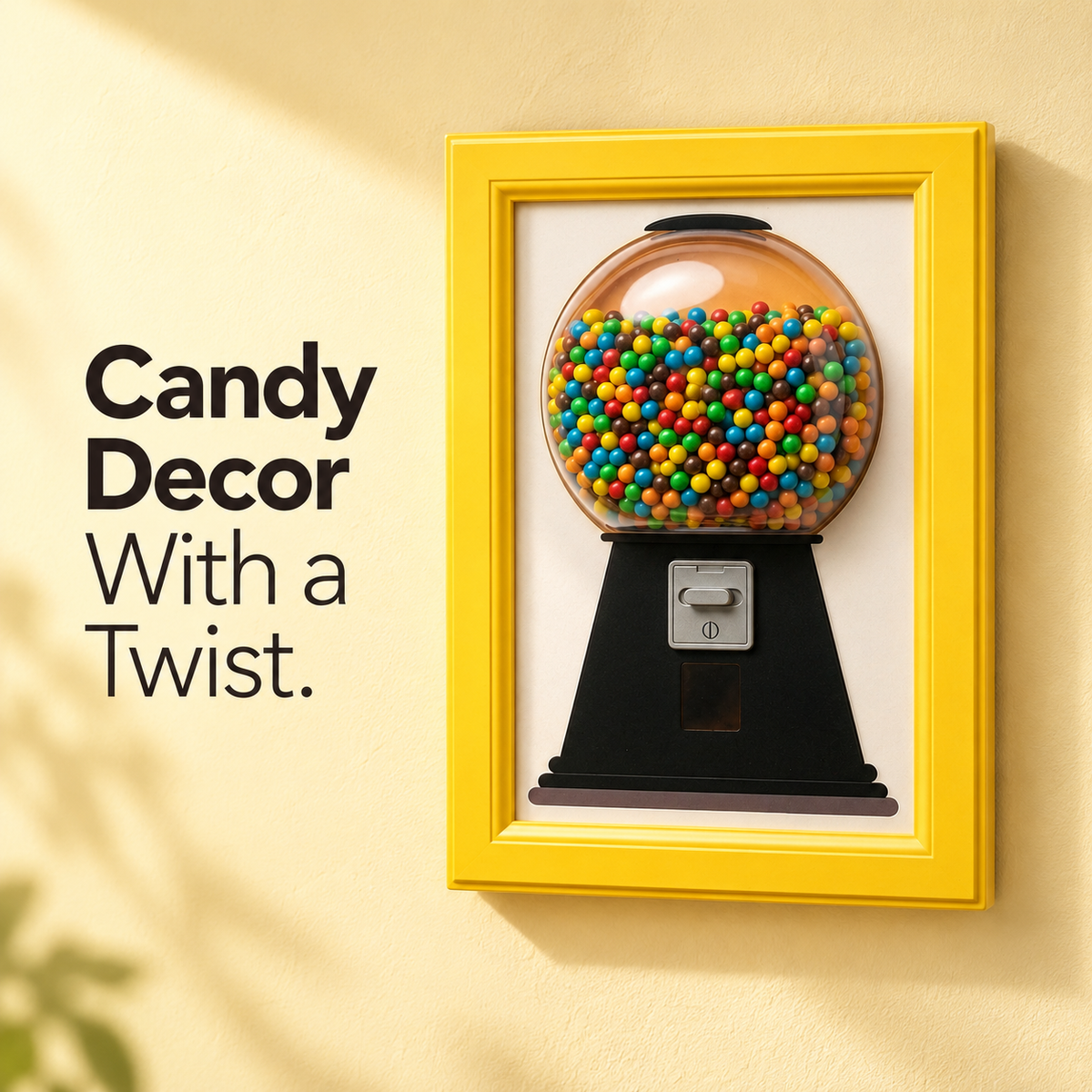 Wall Mounted Candy Dispenser Picture Frame Size 8.31 x 11.62 in