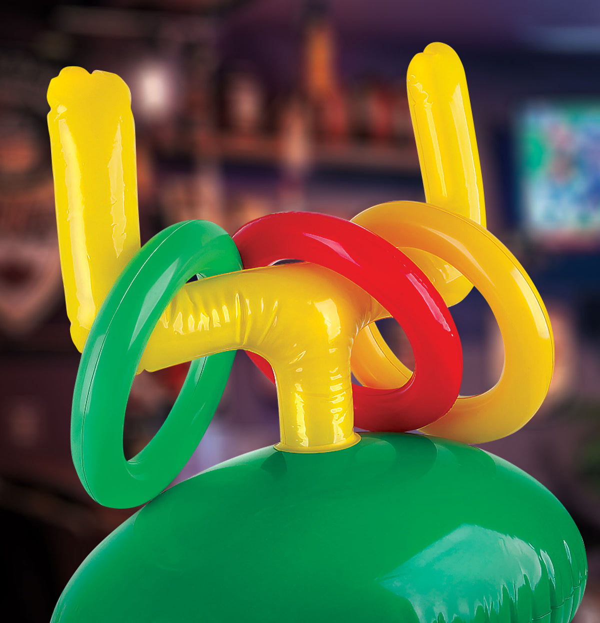 Football Hat Ring Toss Game â€“ Inflatable Party Fun for All Ages