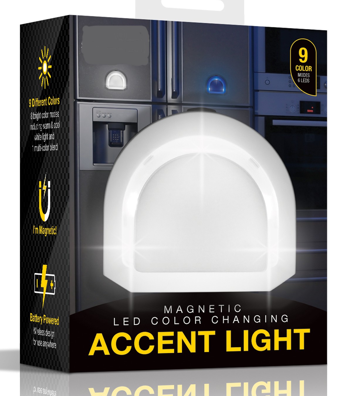 Magnetic LED Accent Light with Color Changing Glow â€“ Perfect for Any Space