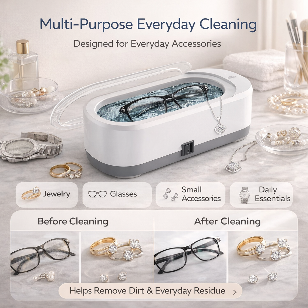 Eyeglass and Jewelry Ultrasonic Cleaner