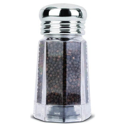 2 In 1 Pepper Mill Salt Shaker Pepper Grinder On Bottom Salt Shaker On Top Oversize Spice Grinder Kitchen Accessory