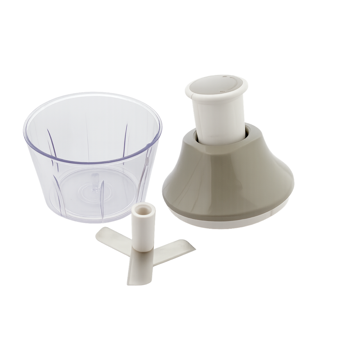 700ml Manual Press Vegetable Chopper with Container Onion Nut Food Cutter