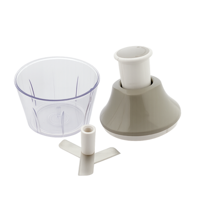 700ml Manual Press Vegetable Chopper with Container Onion Nut Food Cutter