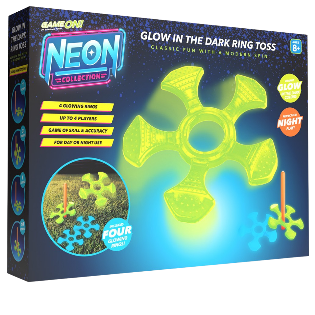 Glow in the Dark Ring Toss Game â€“ Outdoor Fun for Day & Night Play