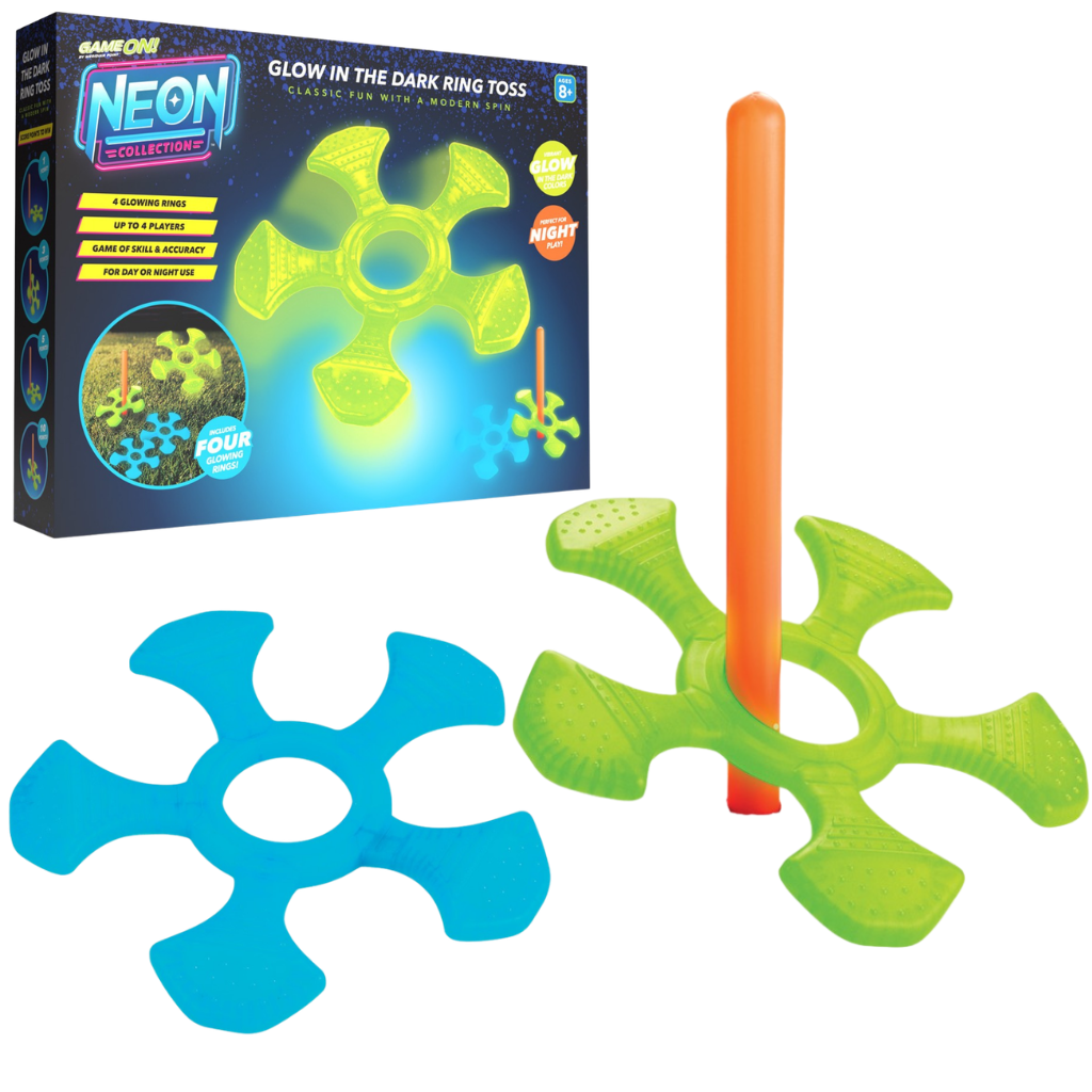 Glow in the Dark Ring Toss Game â€“ Outdoor Fun for Day & Night Play