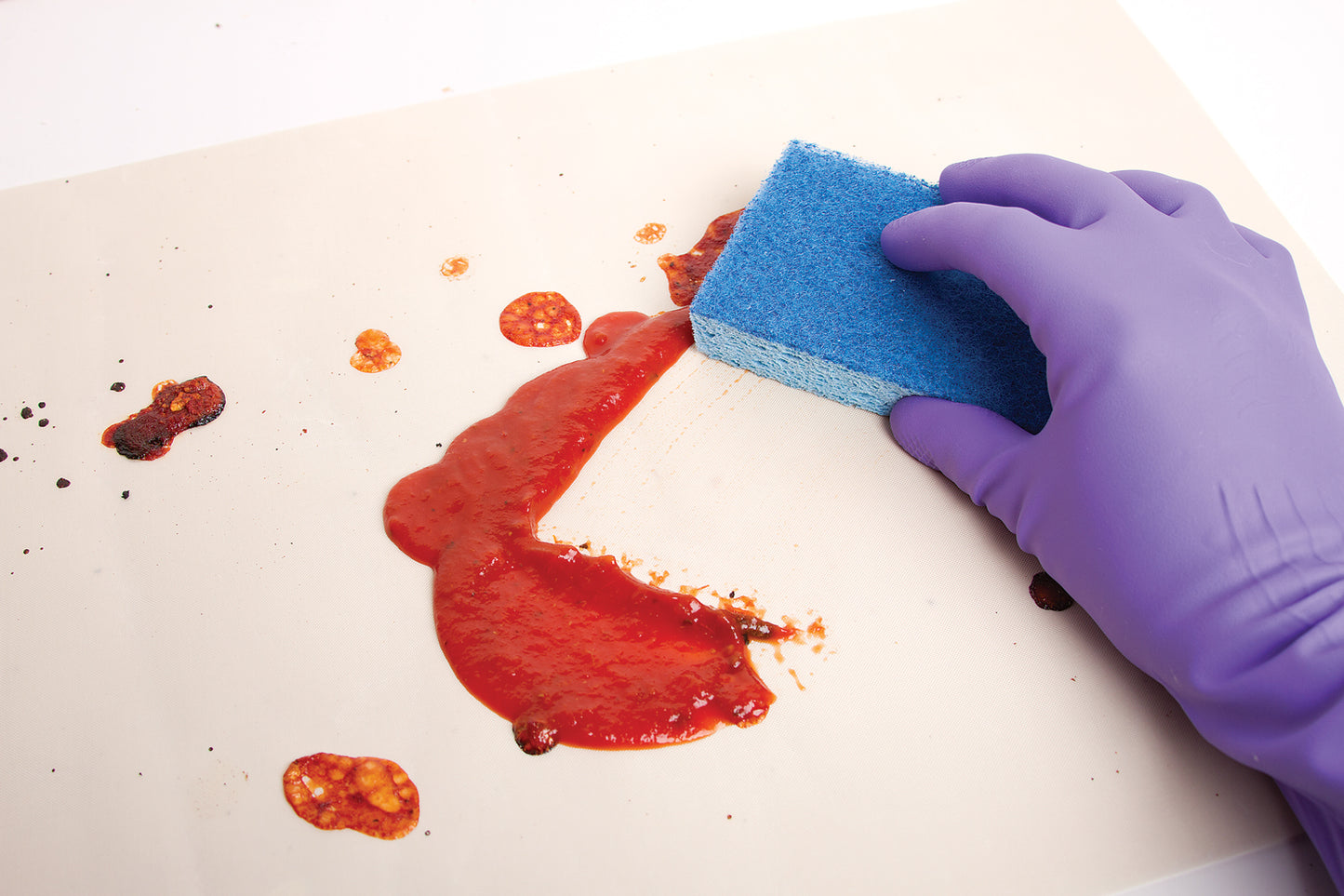 Non Stick Oven Spill Guard Stops Food Drippings Fall on Oven Floor, Forget Scrubbing Cleaning Messy Ovens, Re-sizable